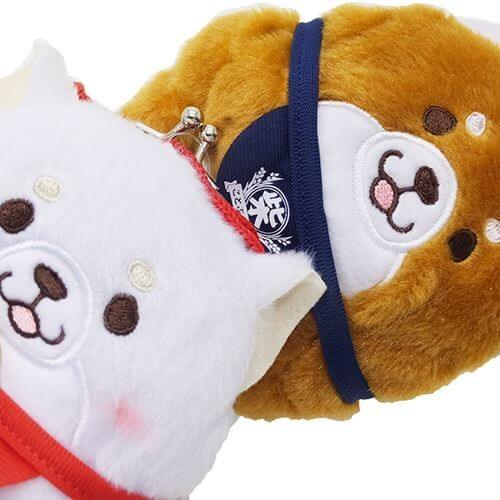 round shiba inu plush