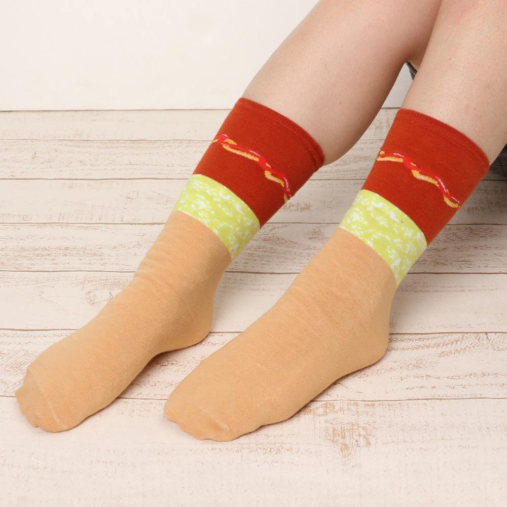 Japanese Unique Socks Fake Food