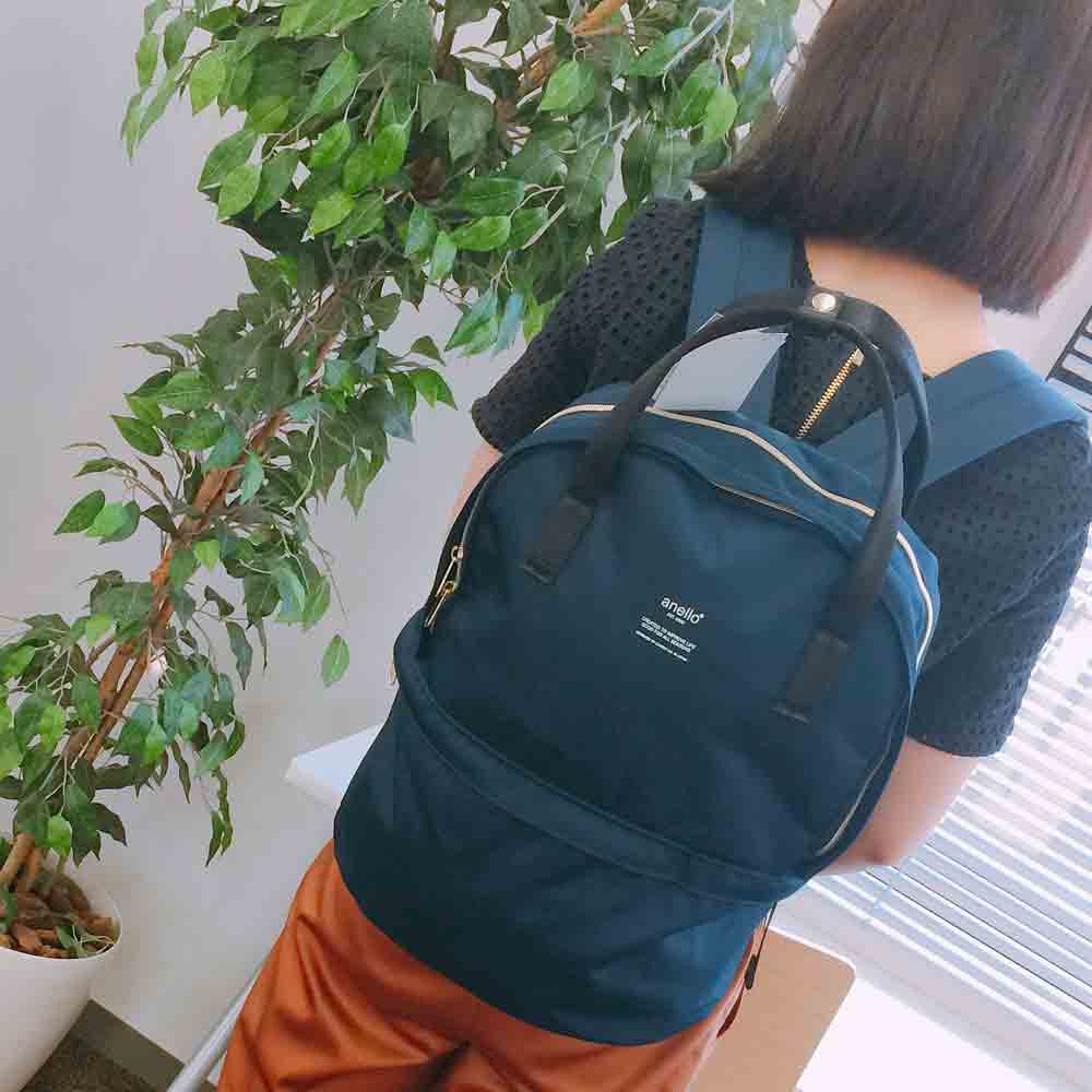 anello Japan Polyester Unisex Daypack Backpack School Book Bag