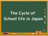The cycle of school life in Japan