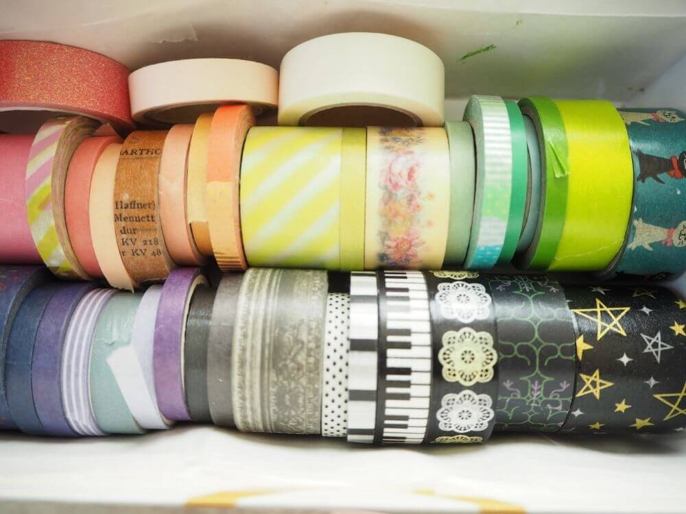 Narrow Green Vine Washi, Planner Tapes